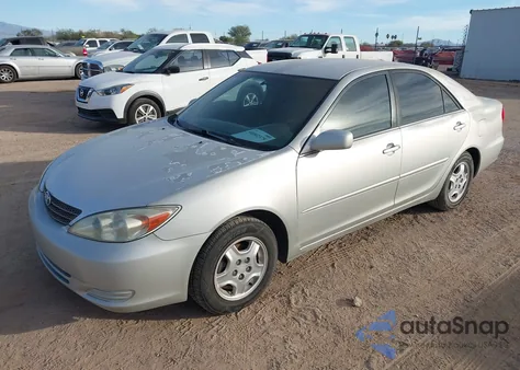 2002 Toyota Camry Le V6 from USA, damaged, VIN 4T1BF32K82U541277